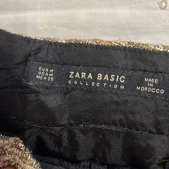 Zara basic mini skirt. Bling!! Size M. Never used but a year old so selling! - Picture 3 of 3